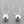 Load image into Gallery viewer, Organic ball long drop earring - fine silver - Makers & Providers
