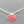 Load image into Gallery viewer, red heart pendant necklace - sterling silver - Makers & Providers