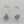 Load image into Gallery viewer, silver hoop earring with berry detail