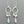 Load image into Gallery viewer, silver and turquoise earrings