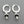 Load image into Gallery viewer, silver hoop earrings with mushrooms