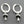 Load image into Gallery viewer, silver hoop earrings with mushrooms