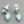 Load image into Gallery viewer, silver and turquoise earrings