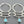 Load image into Gallery viewer, silver hoop earrings with turquoise