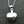 Load image into Gallery viewer, small heart perfume bottle pendant on 45cm ball chain - Makers &amp; Providers
