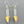Load image into Gallery viewer, amber and citrine silver drop earrings