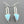 Load image into Gallery viewer, stone arrow turquoise & blue topaz earrings - sterling silver - Makers & Providers