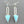 Load image into Gallery viewer, stone arrow turquoise & blue topaz earrings - sterling silver - Makers & Providers