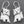 Load image into Gallery viewer, silver dog drop earring