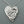 Load image into Gallery viewer, textured heart pendant on 55 cm link chain - Makers & Providers