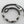 Load image into Gallery viewer, folded bead bracelet - black - pure silver - Makers & Providers