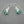 Load image into Gallery viewer, Turquoise verbena earring - sterling silver - Makers & Providers