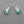 Load image into Gallery viewer, Turquoise verbena earring - sterling silver - Makers & Providers