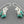 Load image into Gallery viewer, Turquoise verbena earring - sterling silver - Makers & Providers