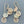 Load image into Gallery viewer, 2 mini mesh disc drop earring - silver & rose gold - Makers & Providers