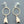 Load image into Gallery viewer, dart flight drop earrings - rose gold over silver - Makers & Providers