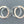 Load image into Gallery viewer, interlinked saturn stud - rose gold on silver - Makers & Providers