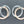 Load image into Gallery viewer, interlinked saturn stud - rose gold on silver - Makers & Providers