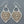 Load image into Gallery viewer, mosaic shield earring - rose gold on silver - Makers & Providers