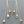 Load image into Gallery viewer, 3 bell seed chain drop earring - rose gold on silver - Makers & Providers