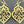 Load image into Gallery viewer, Beaded floral shield earring - 22 Kt gold over silver - Makers & Providers