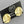 Load image into Gallery viewer, Elephant skin disc stud - 22 Kt gold over silver - Makers & Providers