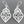 Load image into Gallery viewer, Beaded floral shield earring - Makers & Providers