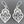 Load image into Gallery viewer, Beaded floral shield earring - Makers & Providers