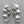 Load image into Gallery viewer, daisy chain drop earring - silver and oxidized - Makers & Providers