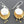 Load image into Gallery viewer, Fuchsia drop earring - 22 Kt gold over silver - Makers & Providers