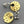 Load image into Gallery viewer, Nouveau fan earring - 22 Kt gold & oxidized on silver - Makers & Providers