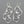 Load image into Gallery viewer, 4 x organic drop earring - silver - Makers & Providers