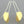 Load image into Gallery viewer, Long drop earring - 22Kt gold over silver - Makers & Providers