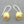 Load image into Gallery viewer, cup drop earring - 22 Kt gold - Makers & Providers