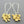Load image into Gallery viewer, Multi drop earring - 22Kt gold on silver - Makers &amp; Providers
