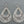 Load image into Gallery viewer, etched floral teardrop earring - Makers & Providers