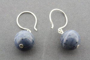 sodalite ball drop earring - Makers & Providers