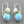 Load image into Gallery viewer, turquoise and pearl silver earrings