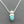 Load image into Gallery viewer, Acorn pendant necklace - turquoise - Makers & Providers