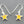 Load image into Gallery viewer, sterling silver and enamel star earrings