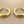 Load image into Gallery viewer, Brass hinge hoops with silver posts
