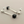 Load image into Gallery viewer, Cubed onyx drop earrings - sterling silver
