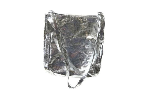 Papaya bag - metallic silver - Makers & Providers