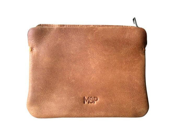 small leather pouch
