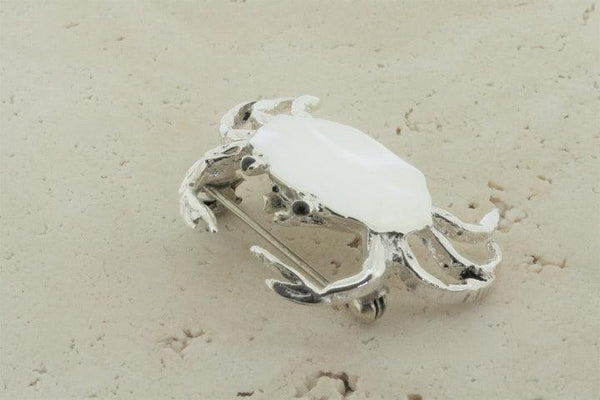 Crab brooch - sterling silver - Makers & Providers