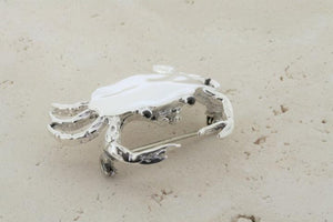 Crab brooch - sterling silver - Makers & Providers