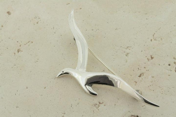 Albatross brooch - sterling silver - Makers & Providers