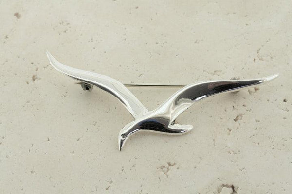 Albatross brooch - sterling silver - Makers & Providers