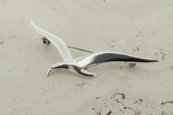 Albatross brooch - sterling silver - Makers & Providers