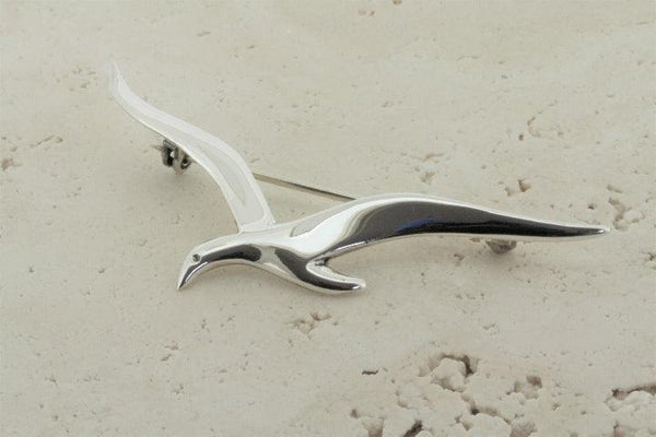 Albatross brooch - sterling silver